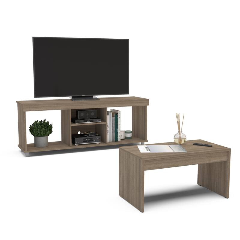 Living Room 2 pc Set with TV Stand and Coffee Table