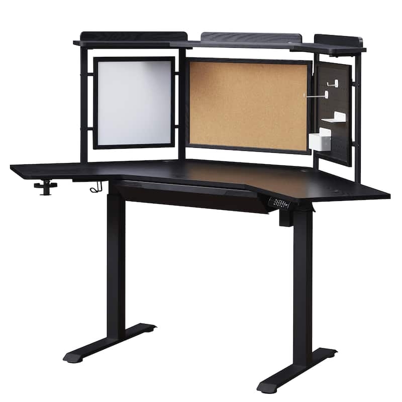 KOWO K314 Corner Electric Standing Desk L Shaped Height Adjustable Workstation for Home Office, Sit Stand Computer Desk