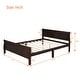 preview thumbnail 8 of 7, Full Size Wood Platform Bed with Headboard and Footboard, Solid Pine Frame with Wooden Slat Support for Durable
