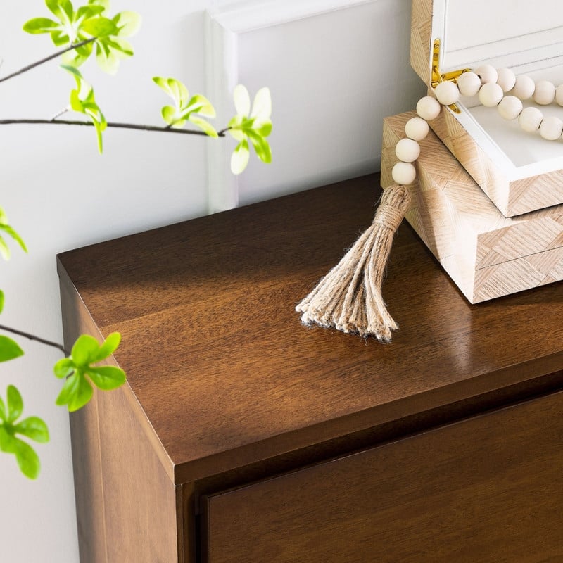 Accent Sideboard Buffet Cabinet with Outlet Holes for Ample Storage in Living Room and Entryway
