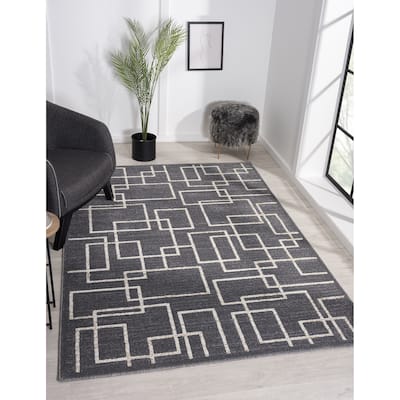 Milan Collection Abstract Geometric Rug