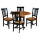 preview thumbnail 22 of 24, 42 in. Drop Leaf Dining Table with Splat Back Chairs - Dining Set
