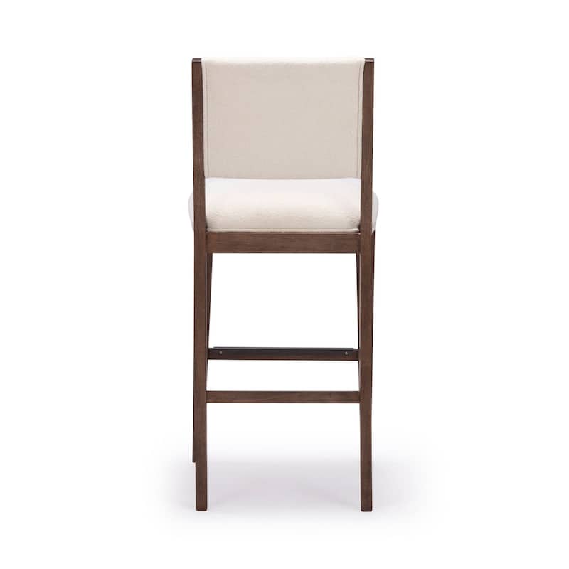 Plank and Beam Sereno Upholstered Bar Height Stool - Set of 2