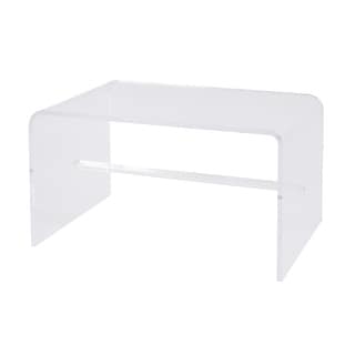 Corsica 32 in. W Rectangular Acrylic Coffee Table