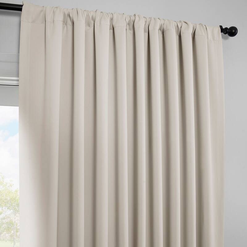 Exclusive Fabrics Extra Wide Room Darkening 108-inch Curtain (1 Panel)