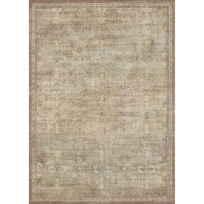Mcow Retro Machine Washable Non Slip Vintage Area Rugs
