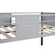 preview thumbnail 12 of 12, Black Twin over Twin Size Metal Bunk Bed with Vent Board