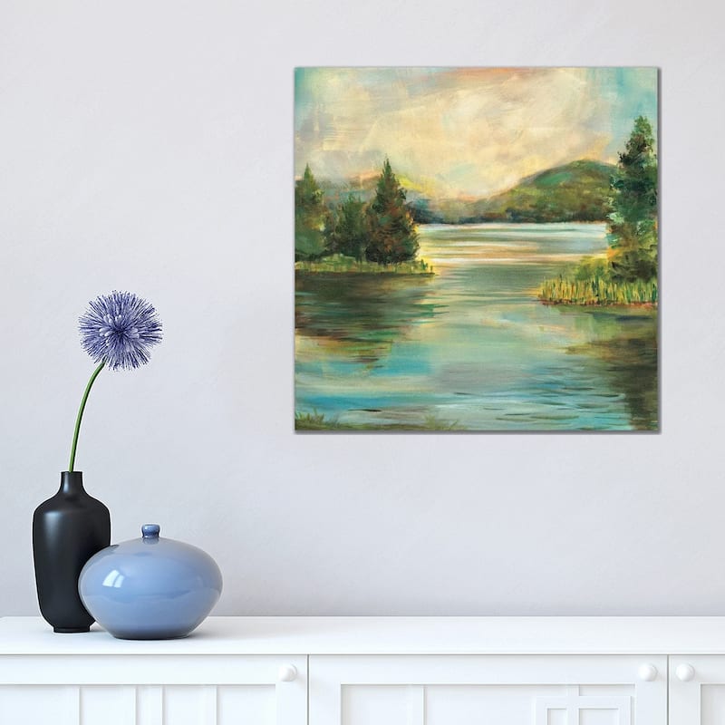 iCanvas "Silver Lake" by Sue Schlabach Canvas Print - 18x18x1.5