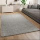 preview thumbnail 8 of 35, Plain Shag Rug For Living Room or Bedroom in pastell colors 2' x 3'3" - Gray