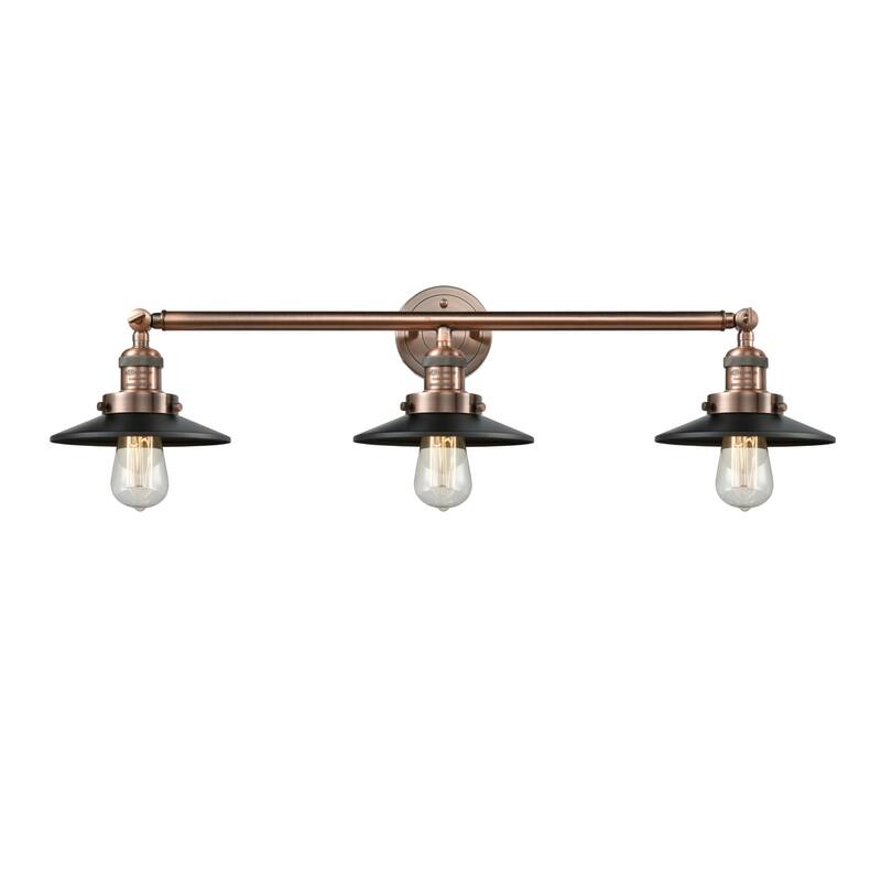Innovations Lighting Railroad 3 Light 32" Wide Bathroom Vanity Light