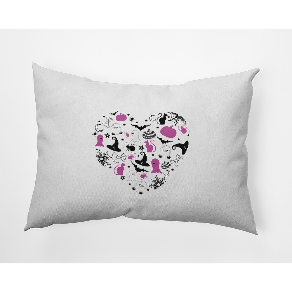 Halloween Heart Accent Pillow