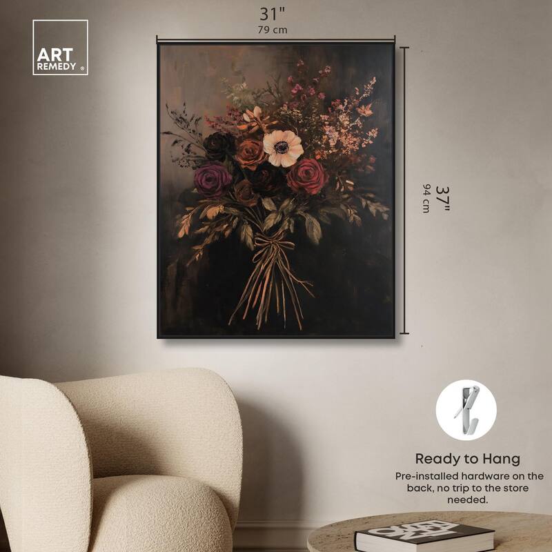 Smoldering Bouquet II Canvas by Art Remedy