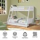 preview thumbnail 6 of 7, White Twin over Twin/ Full Bunk Bed with Underbed Drawers