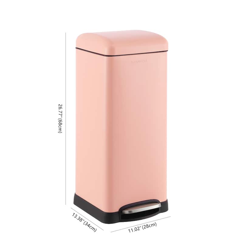 happimess Betty Retro 8-Gallon Step-Open Trash Can