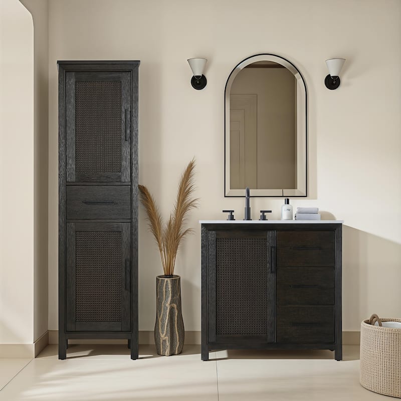 Winslow 16-28 Inch Bath Storage Cabinet
