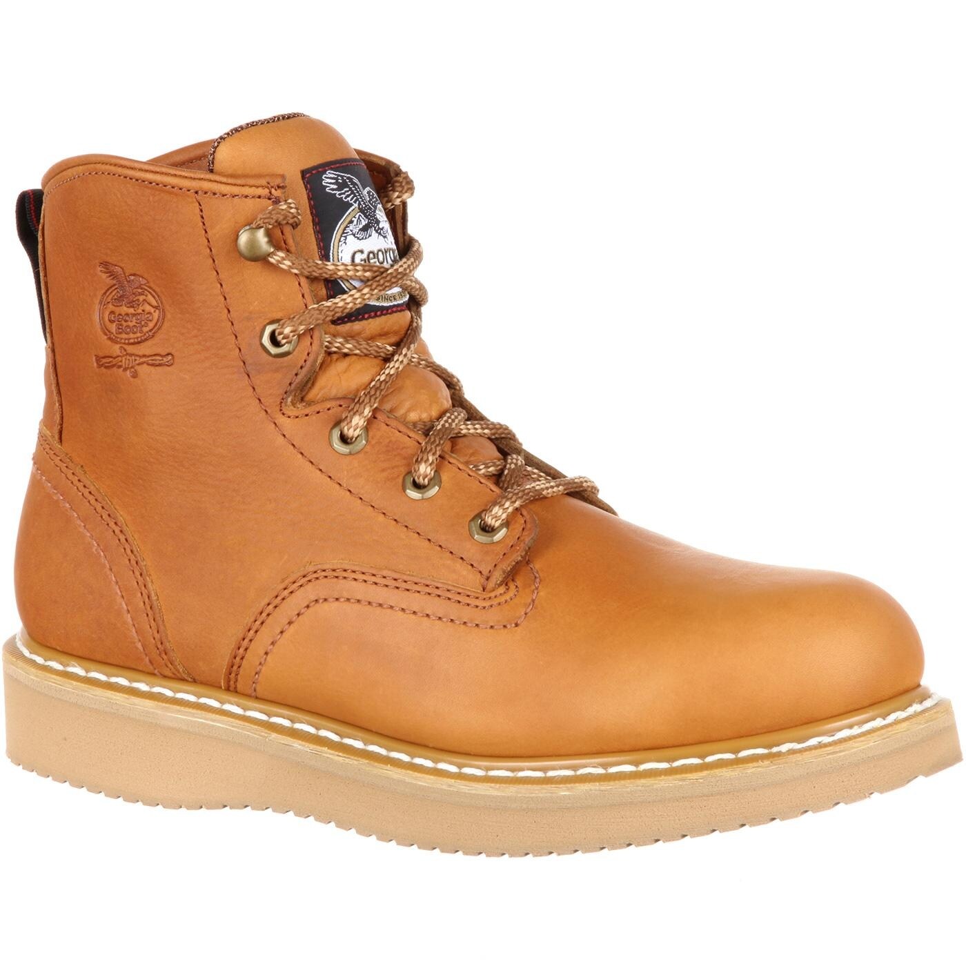wedge style work boots
