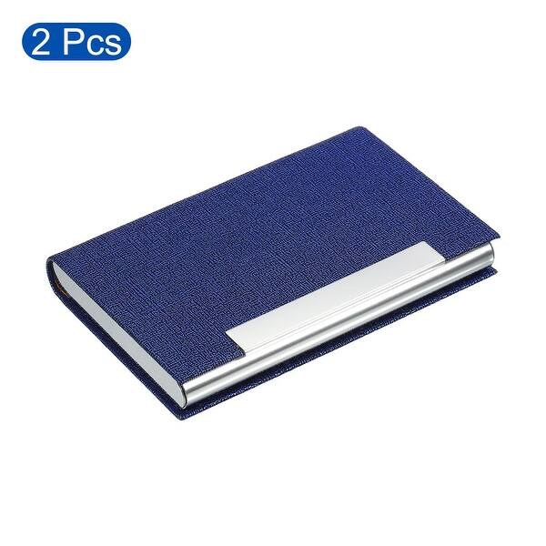 magnetic business card sleeve Business Card Holder, Black Croc | Card Holders main image 1