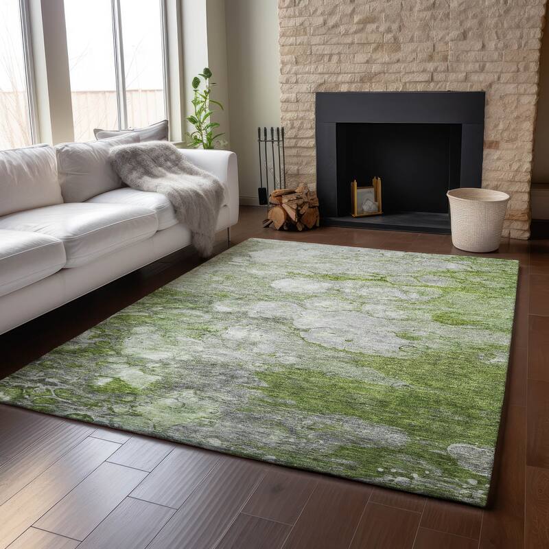 Premium Washable Super Soft Contemporary Ripples Mayfield Rug