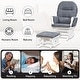 preview thumbnail 23 of 54, Ultimate Nursery Comfort - Glider and Ottoman Set with Reclining Cushion Chair, Rocker Chair with Padded Back and Armrests