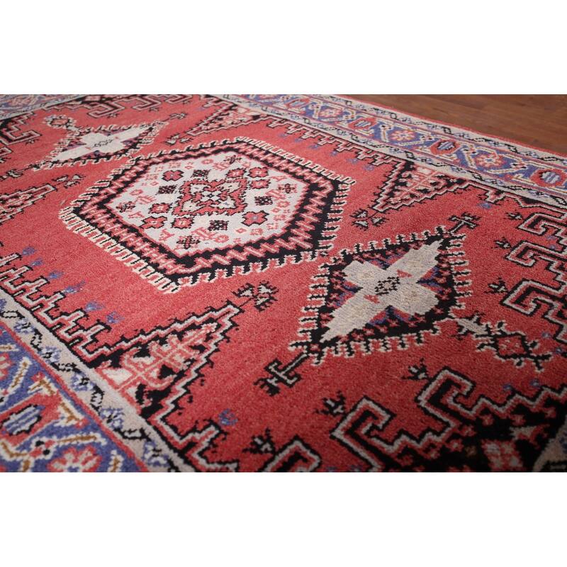 Viss Indian Area Rug Handmade Wool Carpet - 4'0"x 6'0"
