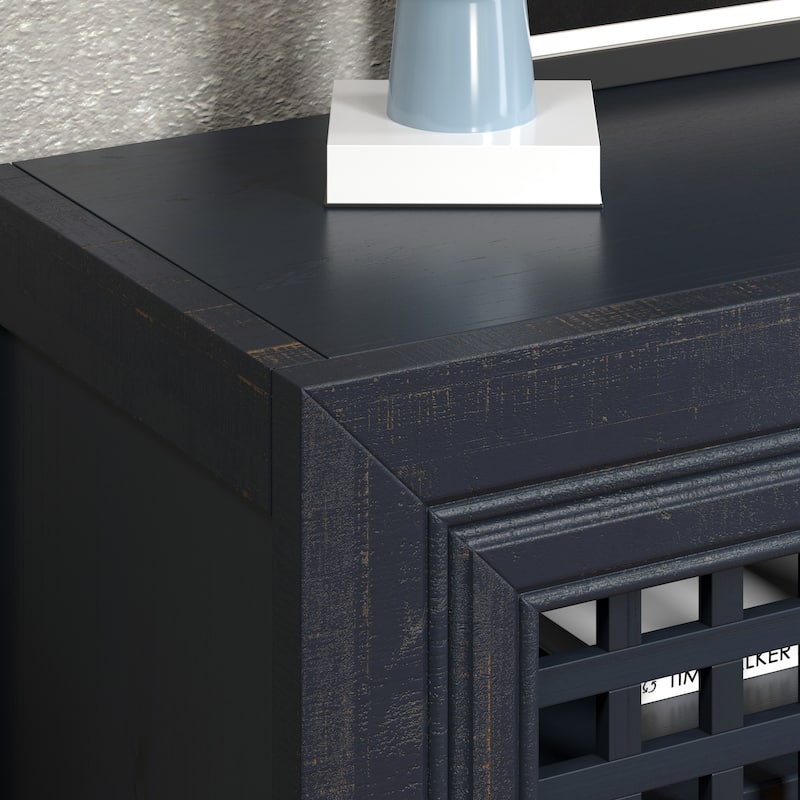 Steve Silver Raissa 70-inch Hand-rubbed Distressed Accent Cabinet