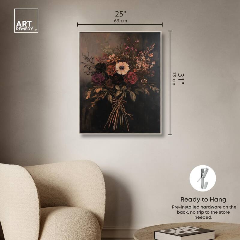 Smoldering Bouquet II Canvas by Art Remedy