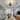 Vintage Crystal Pendant Lamp Flower Ceiling Light Fixture Chandelier - 30" x 11"