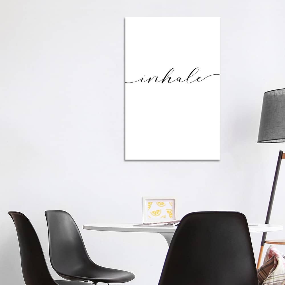 iCanvas "Inhale" by Nouveau Prints Canvas Print