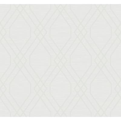 Seabrook Designs Diamond Geo Unpasted Wallpaper