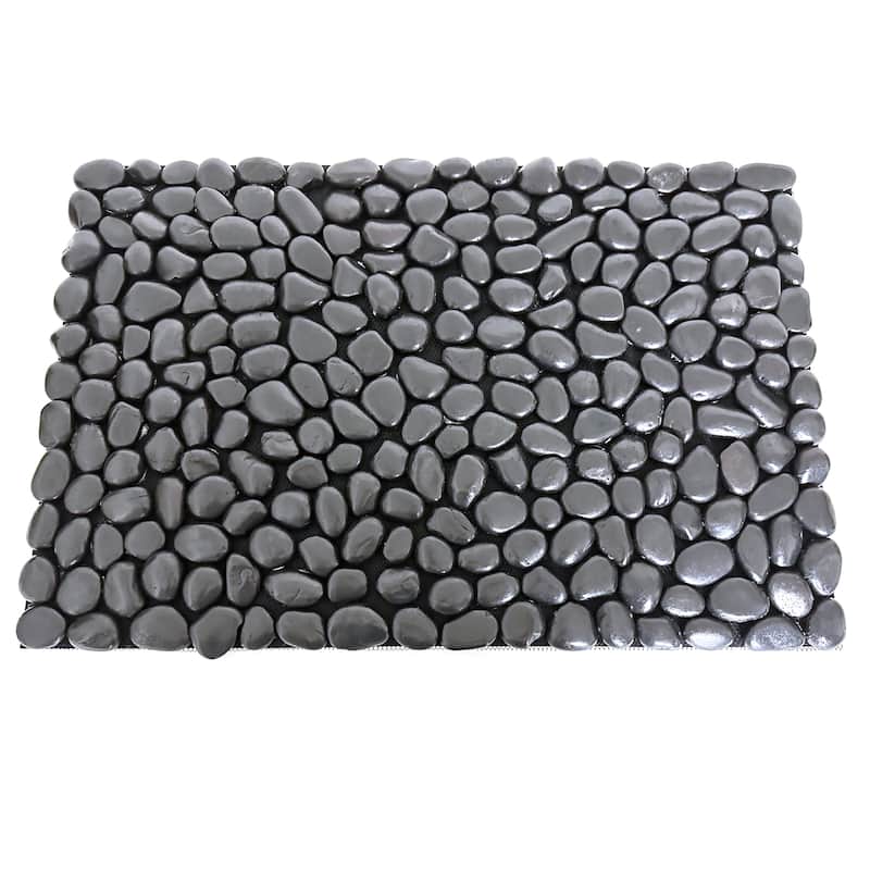 Brook Branch Real Stone Pebble Mat - 19 x 29