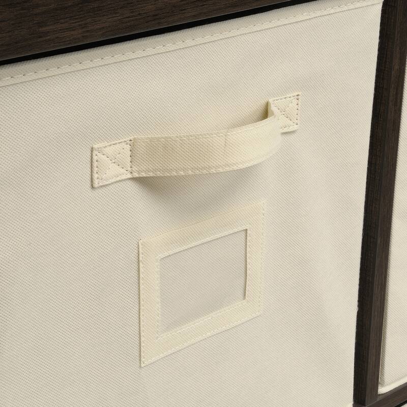 Wood 4-Cube Organizer, Brown