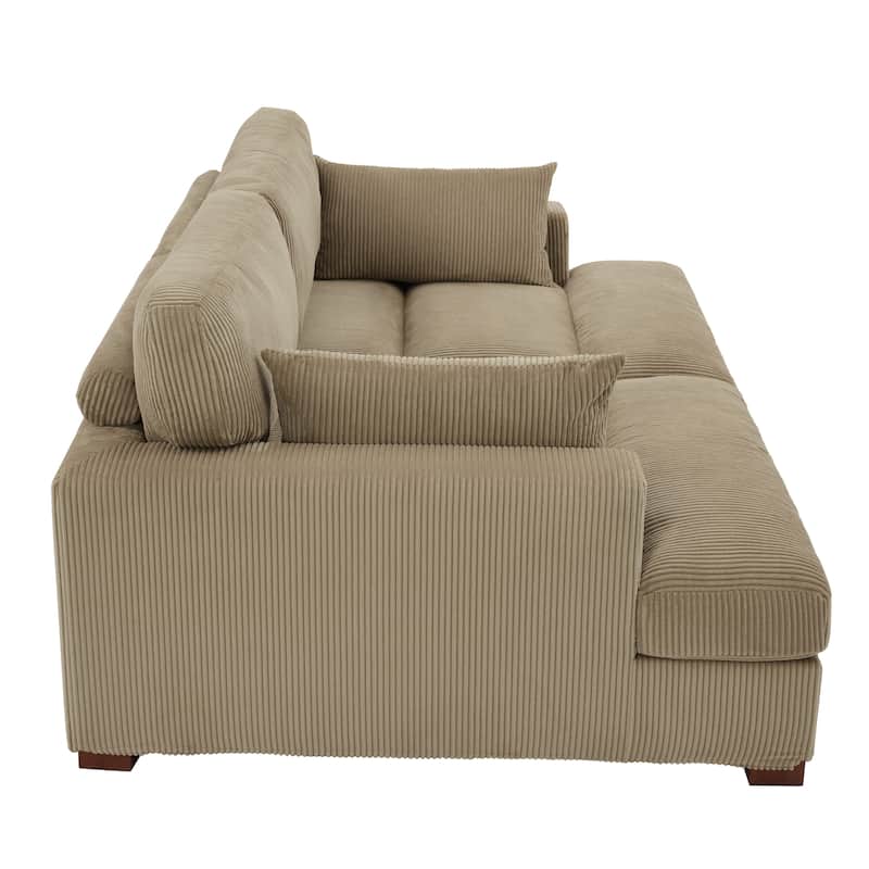 Left and Right Sectional Sofa Set Chaise Lounge Sofa Chair