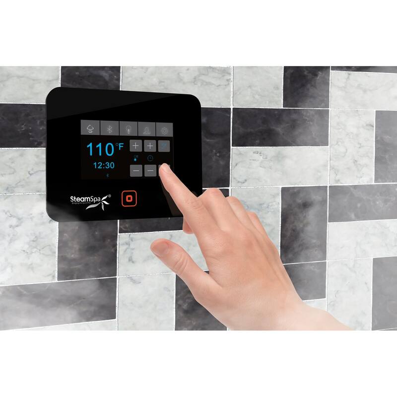 SteamSpa BKT2100-A Black Series Wifi and Bluetooth 21kW QuickStart