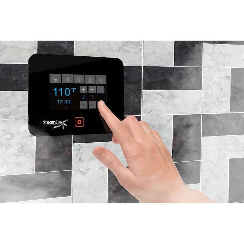 SteamSpa BKT600-ADP Black Series WiFi and Bluetooth 6KW Quickstart