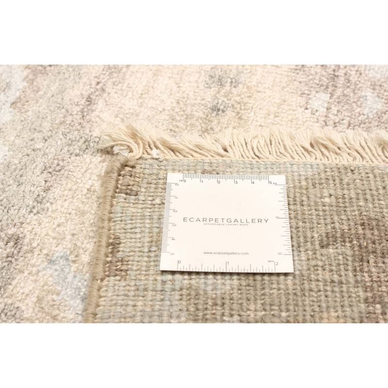 ECARPETGALLERY Hand-knotted Heritage Grey Silk Rug - 5'4 x 7'7