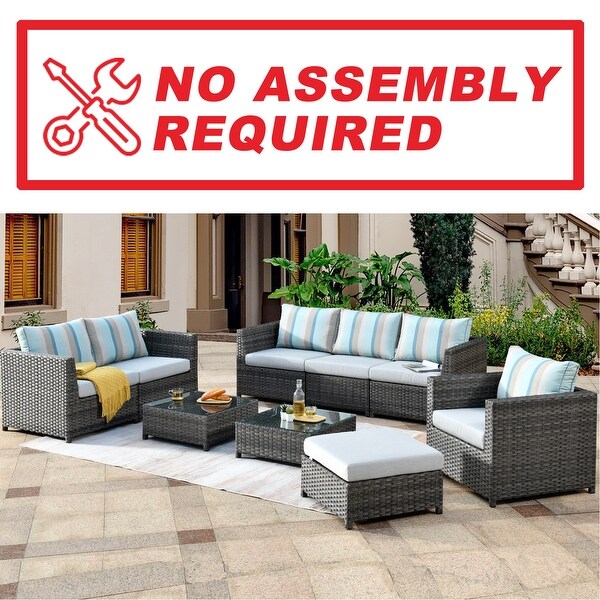 Outdoor sectional sofa with sunbrella fabric 2025
