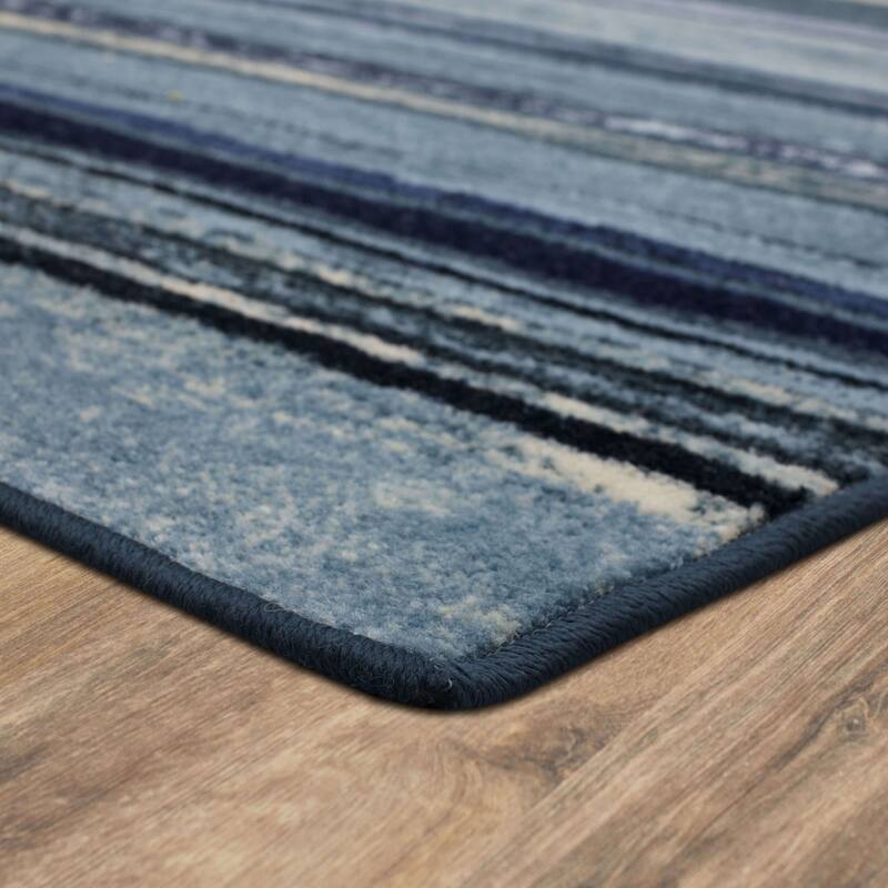 The Curated Nomad Sultan Multicolor Striped Boho Area Rug