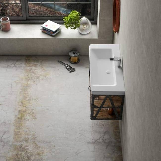 WS Bath Collections Luxury 105.01 Luxury 41-5/16" Rectangular Ceramic