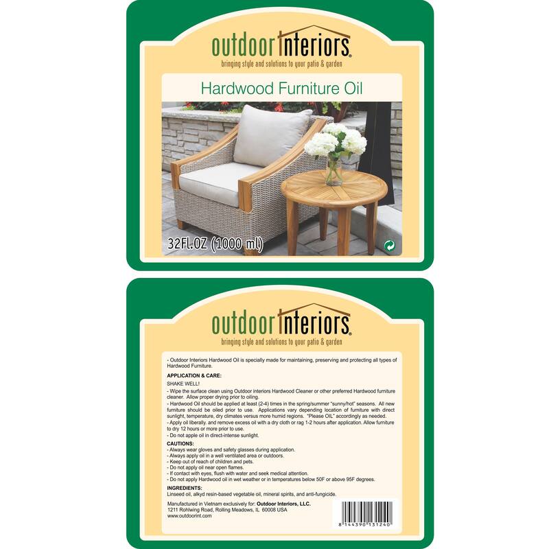Wood Furniture Oil and Maintenance Kit