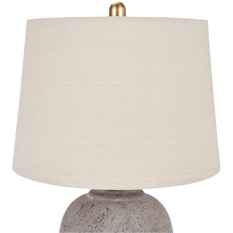 Nourison 23" Unglazed Ceramic Jar Table Lamp