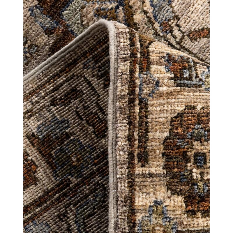 Serapi One-of-a-Kind Hand-Knotted Runner Rug - Brown, 2' 9" x 9' 9" - 2' 9" x 9' 9"