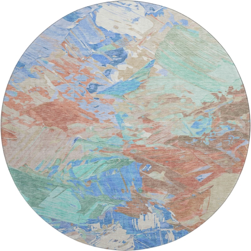 Premium Washable Super Soft Modern Brushstrokes Mayfield Rug