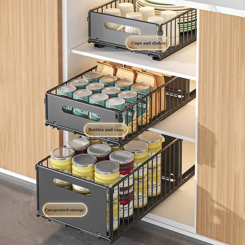 Pull Out Cabinet Organizer Baskets