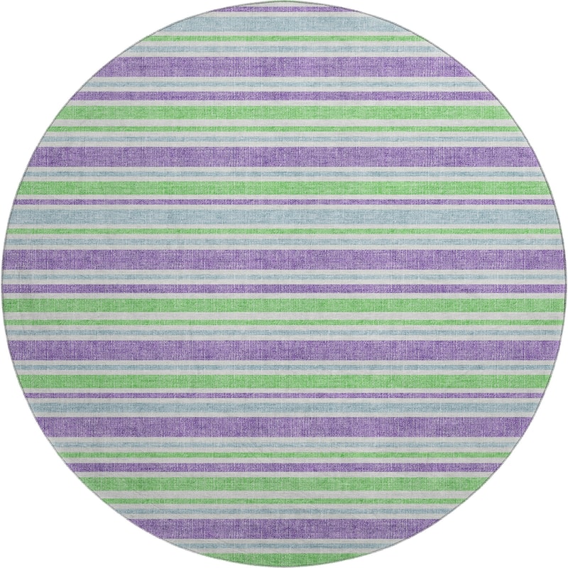 Premium Washable Super Soft Modern Cabana Stripe Mayfield Rug