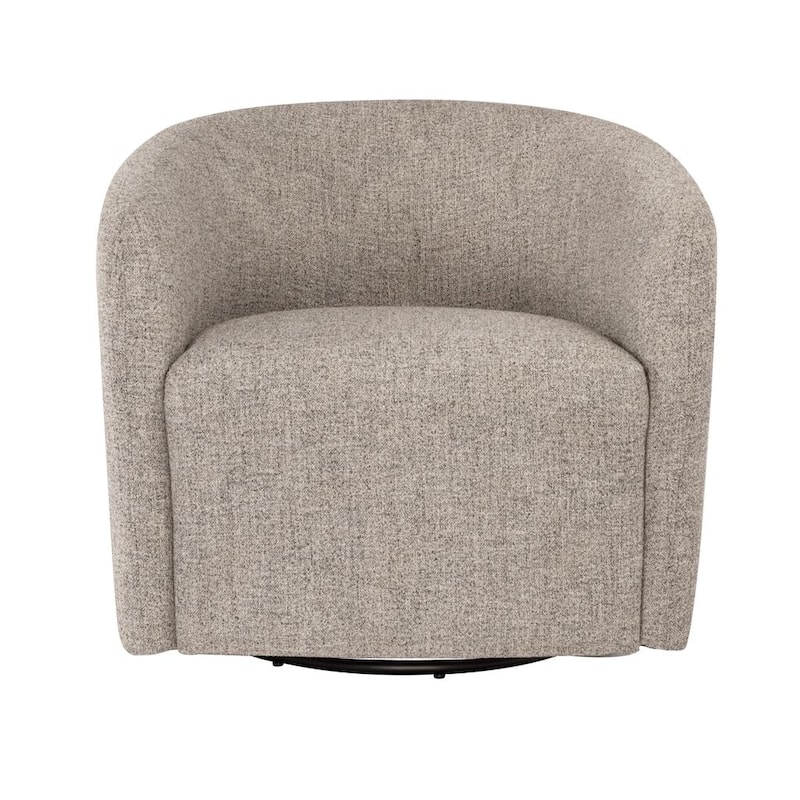 HomePop Nora Upholstered Swivel Accent Chair