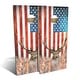 preview thumbnail 8 of 7, American Flag Deer Big Buck Outdoor Cornhole Board Set Backyard 2x4 - Include Carrying Case