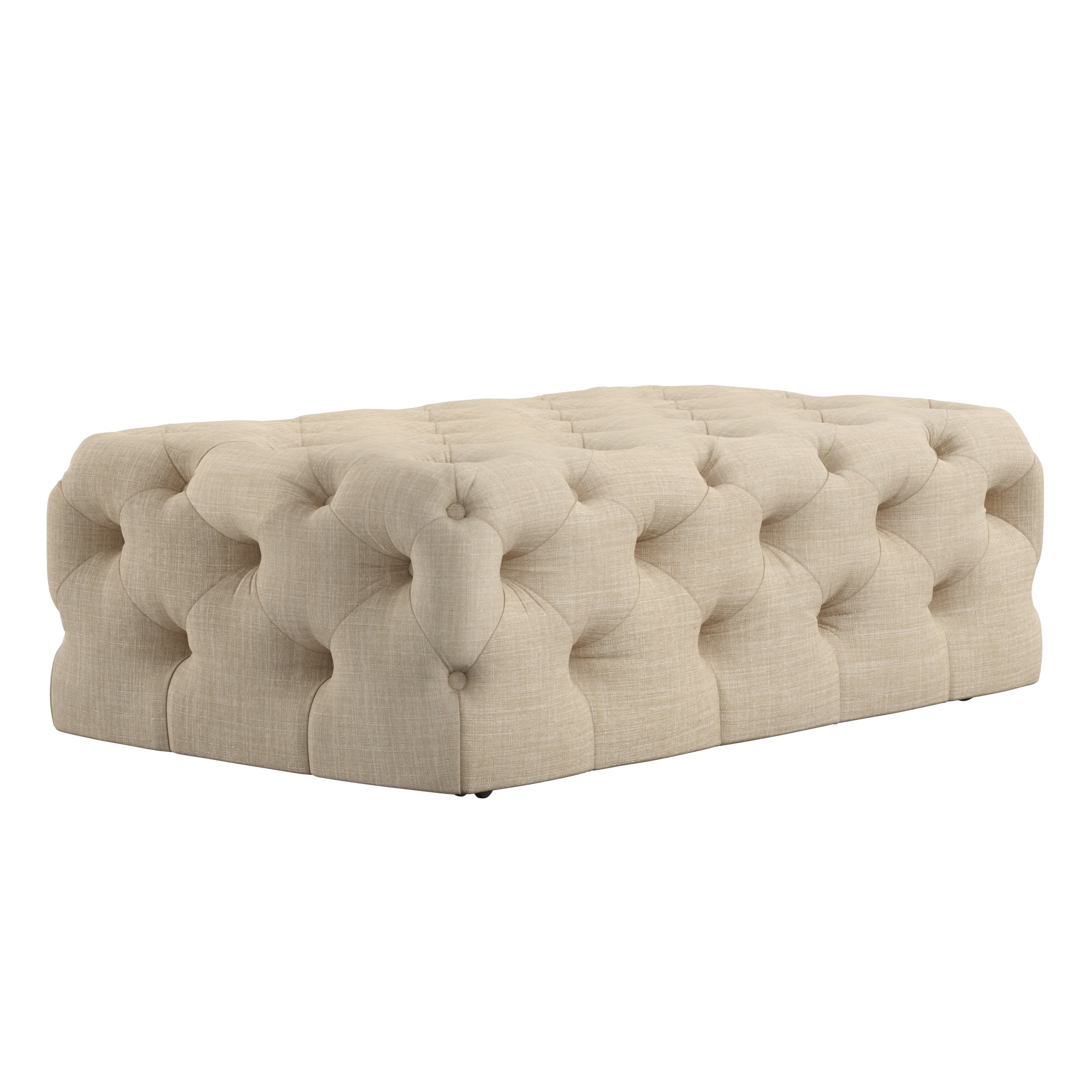 Knightsbridge tufted deals ottoman