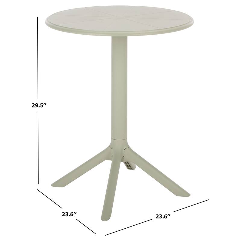 SAFAVIEH Outdoor Living Stella Round Bistro Table - 24"W x 24"D x 30"H