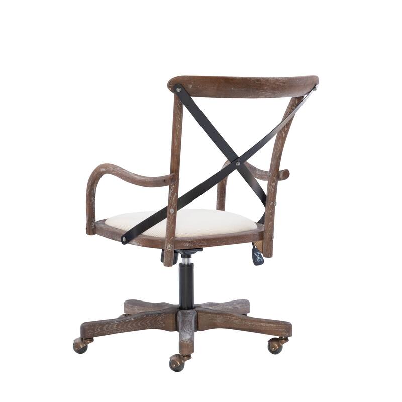 Café Office Chair - 39.5" - Brown and Black
