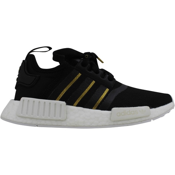 adidas nmd r1 womens black and gold